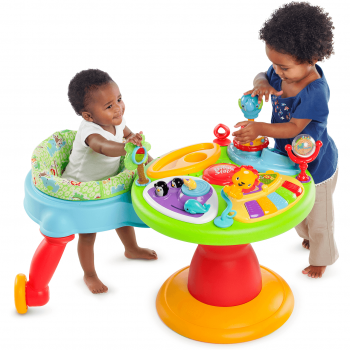 The Around We Go 2-in-1 Walk-Around Activity Center & Table from Bright Starts