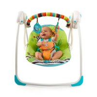 Bright Starts Zebra Baby Swing